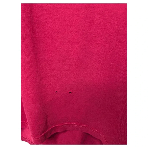 Lacoste Men's V-neck 100% Pima Cotton T-Shirt Bordeaux Embroidered Logo Size XXL - Picture 13 of 14